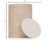 Round Plain Off White Coasters 4 Inches (125) view 2