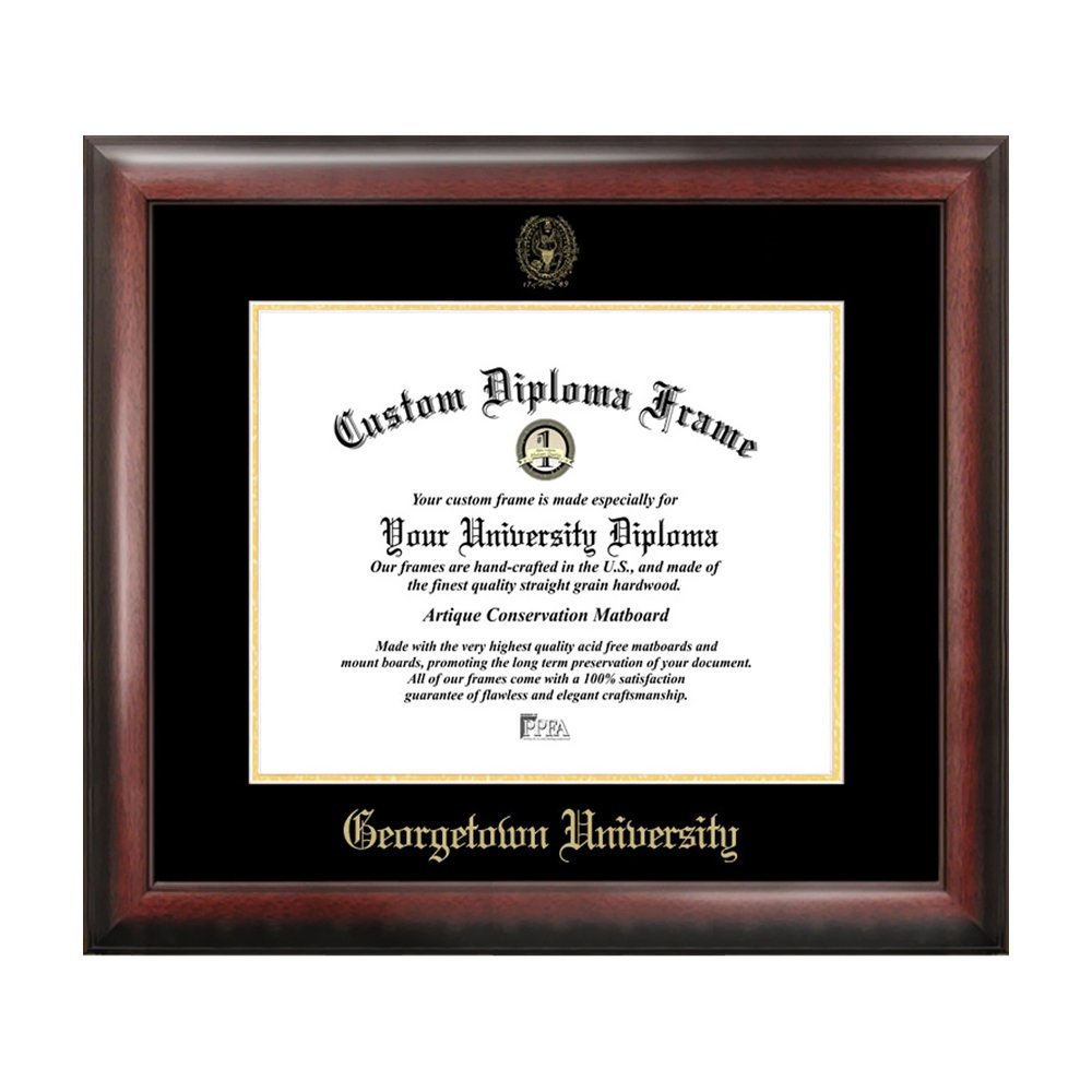 Campus Images Georgetown University Gold Embossed Diploma Frame