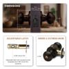 Copper Creek Colonial Entry Door Knob  Keyed Entry Handle with Lock and Key, ANSI Grade-3 Certified, DIY-Friendly Install for Interior and Exterior Entrance Doors  Tuscan Bronze (1 Pack) view 4