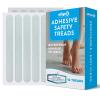 SlipX Solutions Adhesive Anti-Slip Safety Treads, Non Slip Shower Stickers, Reliable Grip for Bathtubs, Showers, Pools, Boats, Stairs & More, Safety Stickers (12 Pack, 7.5 x 0.75, Clear) view 1