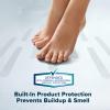 SlipX Solutions Adhesive Anti-Slip Safety Treads, Non Slip Shower Stickers, Reliable Grip for Bathtubs, Showers, Pools, Boats, Stairs & More, Safety Stickers (12 Pack, 7.5 x 0.75, Clear) view 4