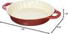 STAUB Ceramic Bakeware-Pie-Pans Dish, 9-inch, Cherry view 2