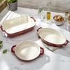 STAUB Ceramic Bakeware-Pie-Pans Dish, 9-inch, Cherry view 3