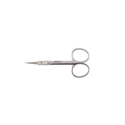 Klein Tools G103C Scissors, Embroidery Scissors with Fine Points and Curved Blade for Right-Hand and Left-Hand Use, 3-1/2-Inch