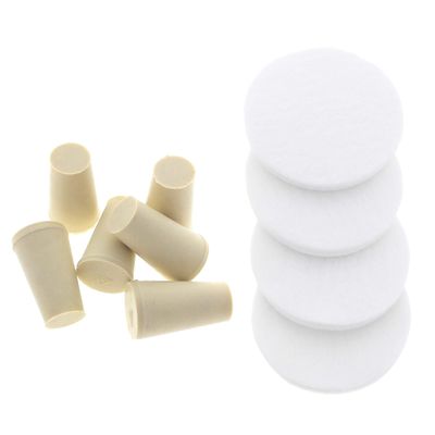 Replacement Stoppers (6 Pack) & Filters (4 Pack) Combo Pack For Toddy Cold Brew Systems, by Essential Values