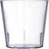 Carlisle FoodService Products 55268107 Stackable ShatterResistant Plastic Tumbler, 8 oz., Clear (Pack of 6) view 3