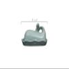 Creative Co-Op Aqua Blue Whale Shaped Butter Dish view 4