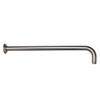 Westbrass 1/2" IPS x 19" 90-Degree Rain Shower Arm with Flange, Satin Nickel, D3703-1-07 view 1