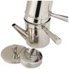 Ilsa Neapolitan Coffee Maker, Stainless Steel, Silver, 1-2 Cups view 3