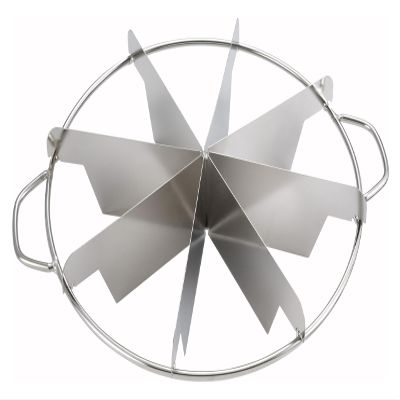 Winco 8-Cut Stainless Steel Pie Cutters Medium