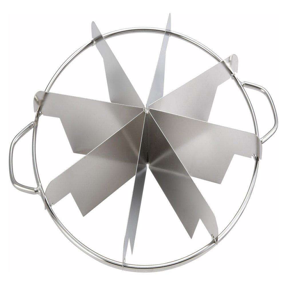 Winco 8-Cut Stainless Steel Pie Cutters Medium