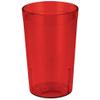Winco Pebbled Tumblers, 12-Ounce, Red view 1