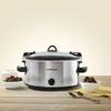 Crock-Pot SCCPVL600S Cook' N Carry 6-Quart Oval Manual Portable Slow Cooker, Silver view 2