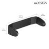 mDesign Metal Wall Mounted Paper Towel Holder Dispenser for Walls or Under Cabinet in Kitchen, Pantry, Cupboard, Sink Storage, Holds Jumbo Rolls - Omni Collection - Matte Black view 4