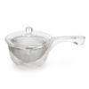 Yama Kysus Side-Handle Teapot 10 Oz, Borosilicate Glass Teapot with Stainless Steel Mesh Filter - Yama Glass, Hand Crafted in Taiwan view 1