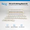 ICC 110 Wiring Block with Feet Kit, 96-Pair, CAT6 Wall-Mount Block for Voice and Data, UL 1863, TAA & Section 889 Compliant view 2
