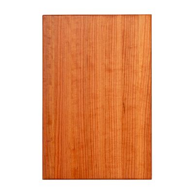 John Boos R-Board Series Rectangular Wooden Cherry Cutting Board 18x12 1.5 Thick, 7-lb Reversible Butcher Block with Edge-Grain & Finger Grips Made in the USA