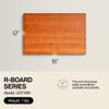 John Boos R-Board Series Rectangular Wooden Cherry Cutting Board 18x12  1.5 Thick, 7-lb Reversible Butcher Block with Edge-Grain & Finger Grips  Made in the USA view 2