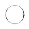 Zenna Home Stainless Steel Rust-Resistant Shower Curtain Rings, Set of 12 Round Metal Hooks with Secure Clasping Mechanism, 2-Inch Diameter, Chrome Finish view 1