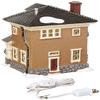 Department 56 Porcelain Snow Village Christmas at Grandma's Lit House view 4