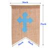 God Bless Baptism Banner by WATINC, Communion Party Banner, Christening Decoration Kit for Wedding, Baby Shower Party, First Communion (Blue) view 2