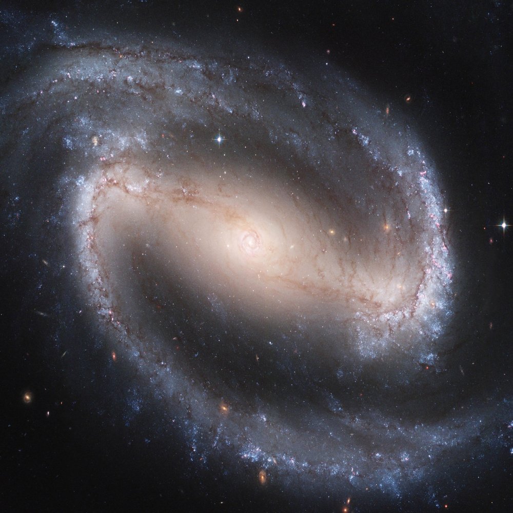 Hubble Space Telescope Photo Barred Spiral Galaxy NASA Photos 8x10