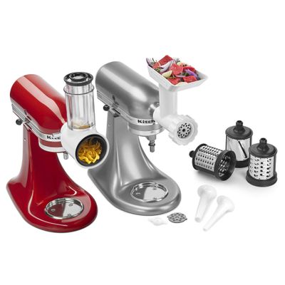 KitchenAid KSMGSSA Mixer Attachment Pack, White