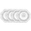 Godinger Lead Crystal Set of 4 Dublin Canape Plates view 1
