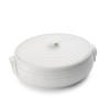 Portmeirion Sophie Conran Small Oval Casserole - 3.5 Pint, 9 Inch Fine Porcelain Bakeware Dish, Freezer to Oven to Table Cookware - Microwave & Dishwasher Safe view 1