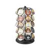 Nifty K Cup Holder  Compatible with K-Cups, Coffee Pod Carousel | 35 K Cup Holder, Spins 360-Degrees, Lazy Susan Platform, Modern Black Design, Home or Office Kitchen Counter Organizer view 1