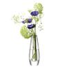 LSA FW04 Flower Single Stem Vase H6.75 in Clear view 2