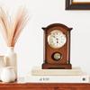 Bulova Dalton Chiming Pendulum Table Clock - Walnut Finish - Gold-Tone Accents view 4