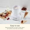 Cuisinart Ice Cream Maker Machine, 1.5 Quart Double Insulated Machine, Sorbet and Frozen Yogurt Maker, Ready in 20 Minutes, ICE-21P1, White view 3