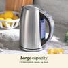 Cuisinart PerfecTemp 1.7-Liter Electric Kettle, Cordless Electric Tea Kettle, 1500W for Fast Heat-Up, 6 Preset Temperatures, 30-Minute Keep Warm, Stay Cool Nonslip Handle, CPK-17P1 view 4
