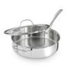 Calphalon Tri-Ply Stainless Steel 3-Quart Saute Pan with Cover view 3