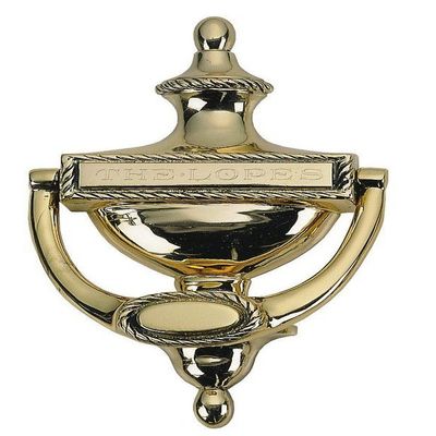 Brass Accents A06-K0170-605 Door Knocker, 8", Polished Brass