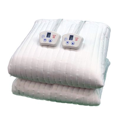 Electrowarmth M72Fxld California King-Long Two Controls Extra Long Heated Mattress Pad, 72-Inch by 84-Inch , White