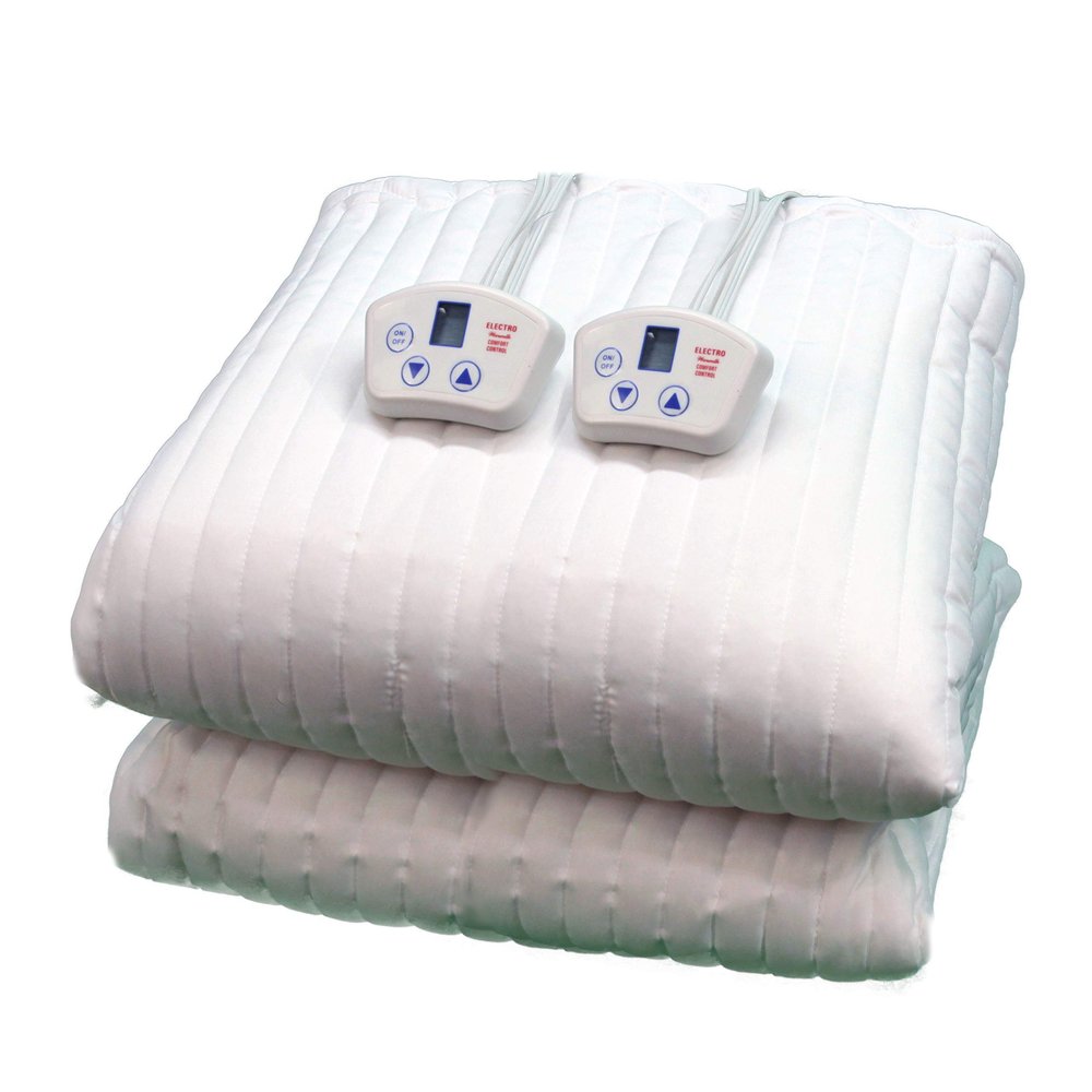 Electrowarmth M72Fxld California King-Long Two Controls Extra Long Heated Mattress Pad, 72-Inch by 84-Inch , White