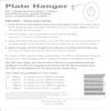 Flatirons Disc Adhesive Plate Hanger Set (2-3 Inch and 2-4 Inch Hangers) view 4