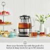 Breville BTM800XL Tea Maker Infuser and Water Kettle, 51 oz, Brushed Stainless Steel and Glass view 2