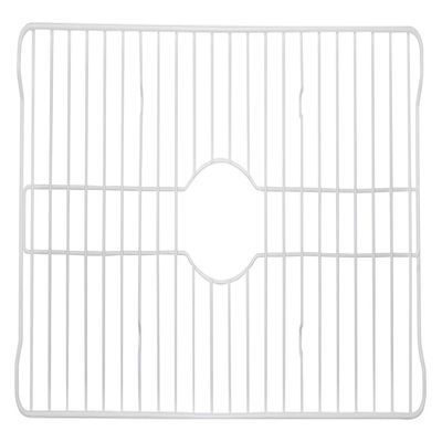 Better Houseware Sink Protectors for Kitchen Sink, Protective Metal Grid, 24.125x12.75x1 inches, White Kitchen Sink Mat to Shield Sink Base from Scratches, Rust-Resistant Coating, XL