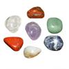 7 Assorted Tumbled Polished Stones in a Velvet Bag Chakra by Generic view 2