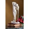Design Toscano WU71400 The Source, La Sorgente Greek Figurine Statue, 11 Inch, Bonded Marble Polyresin, White view 2