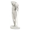 Design Toscano WU71400 The Source, La Sorgente Greek Figurine Statue, 11 Inch, Bonded Marble Polyresin, White view 3