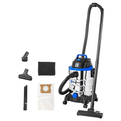 Vacmaster, VQ607SFD, 6 Gallon 3 Peak HP Stainless Steel Wet/Dry Shop Vacuum