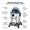Vacmaster, VQ607SFD, 6 Gallon 3 Peak HP Stainless Steel Wet/Dry Shop Vacuum view 2
