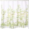 iDesign Anzu Fabric Shower Curtain, Green, 72" x 72" view 1