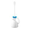 OXO Good Grips Compact Toilet Brush & Canister, Toilet Bowl Brush and Holder with Automatic Canister Door, Bathroom and Small Spaces Cleaning Supplies Essential view 1