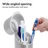 OXO Good Grips Stainless Steel Toothbrush Organizer, Bathroom Organizer and Storage, Toothbrush Holder for Countertop, Sleek Modern Bathroom Accessories view 4