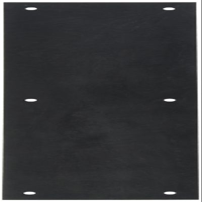 Baldwin 2123 3-1/2 Inch x 15 Inch Solid Brass Square Edge Push Plate, Oil Rubbed Bronze